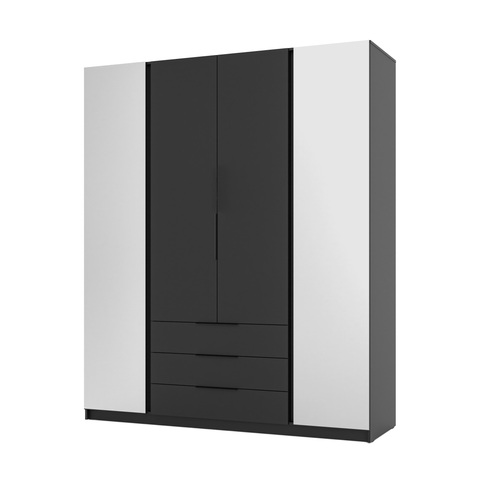 [KAJA BL/BL 2 LUSTRO 2F 3S] INSTALLATION SERVICE FOR PHANTOM FURNITURE LE KAJA BL/BL 2F 3S Wardrobe with Mirror - Wardrobe without LED lighting