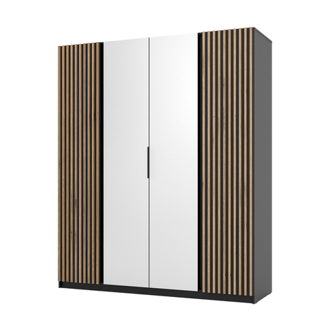 [LE KAJA BL/BL-EV 2LAM 2 LUSTRO] INSTALLATION SERVICE FOR PHANTOM FURNITURE LE KAJA BL/BL-EV 2LAM 2 Wardrobe with Mirror - Wardrobe without LED lighting