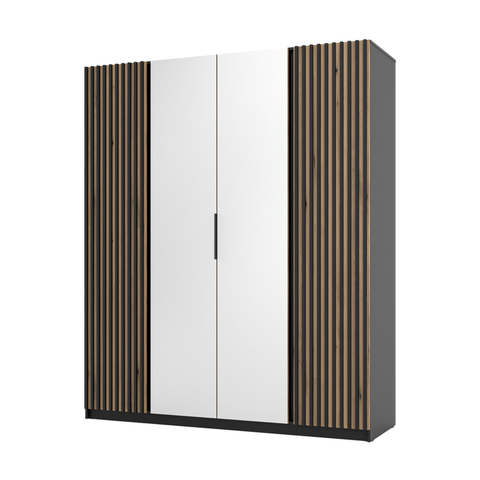 [LE KAJA BL/EV-BL 2LAM 2 LUSTRO] INSTALLATION SERVICE FOR PHANTOM FURNITURE LE KAJA BL/EV-BL 2LAM 2 Wardrobe with Mirror - Wardrobe without LED lighting