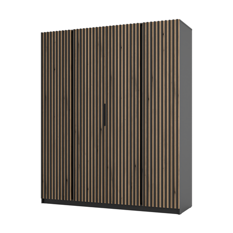 [LE KAJA BL/EV-BL 4LAM] INSTALLATION SERVICE FOR PHANTOM FURNITURE LE KAJA BL/EV-BL 4LAM Wardrobe - Wardrobe without LED lighting