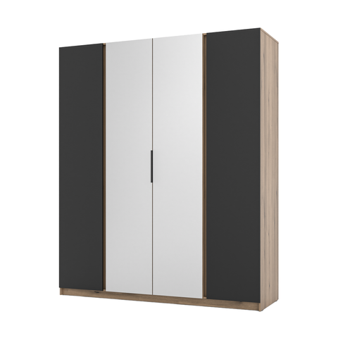 [LE KAJA EV/BL 2F 2 LUSTRO] INSTALLATION SERVICE FOR PHANTOM FURNITURE LE KAJA EV/BL 2F 2 Wardrobe with Mirror - Wardrobe without LED lighting