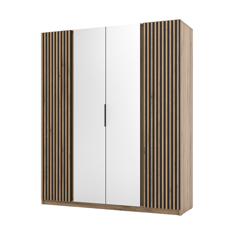 INSTALLATION SERVICE FOR PHANTOM FURNITURE LE KAJA EV/BL-EV 2LAM 2 Wardrobe with Mirror - Wardrobe with warm white LED lighting