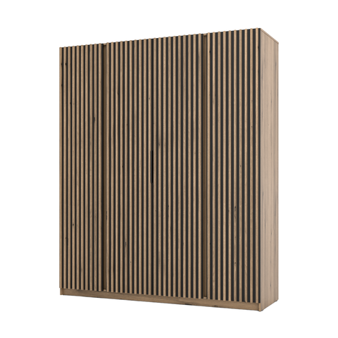 [LE KAJA EV/BL-EV 4LAM] INSTALLATION SERVICE FOR PHANTOM FURNITURE LE KAJA EV/BL-EV 4LAM Wardrobe - Wardrobe with warm white LED lighting