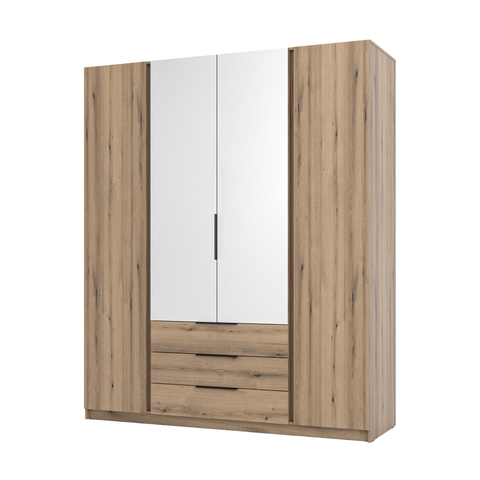 INSTALLATION SERVICE FOR PHANTOM FURNITURE LE KAJA EV/EV 2F 2 3S Wardrobe with Mirror - Wardrobe without LED lighting