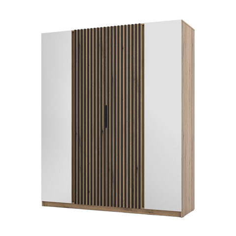 INSTALLATION SERVICE FOR PHANTOM FURNITURE LE KAJA EV/EV-BL 2 2LAM Wardrobe with Mirror - Wardrobe with warm white LED lighting