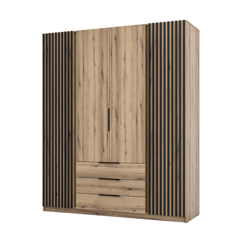 [KAJA EV/EV-BL 2 LAM 2F 3S] INSTALLATION SERVICE FOR PHANTOM FURNITURE LE KAJA EV/EV-BL 2 LAM 2F 3S Wardrobe - Wardrobe without LED lighting