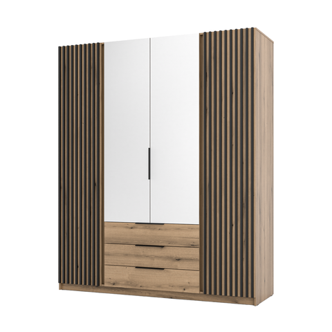 INSTALLATION SERVICE FOR PHANTOM FURNITURE LE KAJA EV/EV-BL 2LAM 2 3S Wardrobe with Mirror - Wardrobe without LED lighting