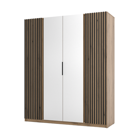 [LE KAJA EV/EV-BL 2LAM 2 LUSTRO] INSTALLATION SERVICE FOR PHANTOM FURNITURE LE KAJA EV/EV-BL 2LAM 2 Wardrobe with Mirror - Wardrobe with warm white LED lighting