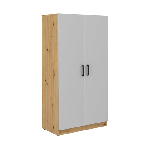 INSTALLATION SERVICE FOR PHANTOM FURNITURE LE Malta 108 2F Wardrobe in Light Grey & Artisan Oak