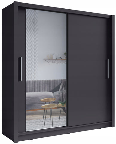 INSTALLATION SERVICE FOR PHANTOM FURNITURE MO Baku 10 - Sliding Door Wardrobe 155 cm - Graphite