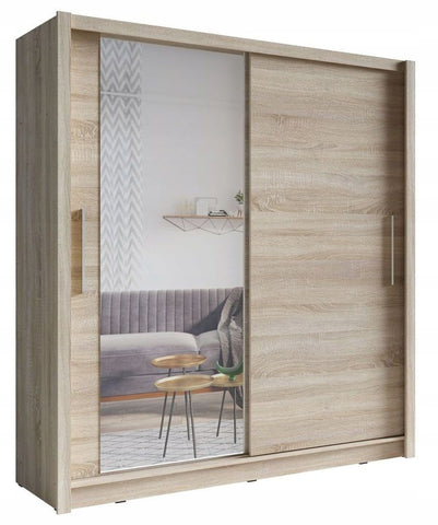 [B4-R20128/R20128-12-B] INSTALLATION SERVICE FOR PHANTOM FURNITURE MO Baku 10 - Sliding Door Wardrobe 205 cm - Sonoma Oak