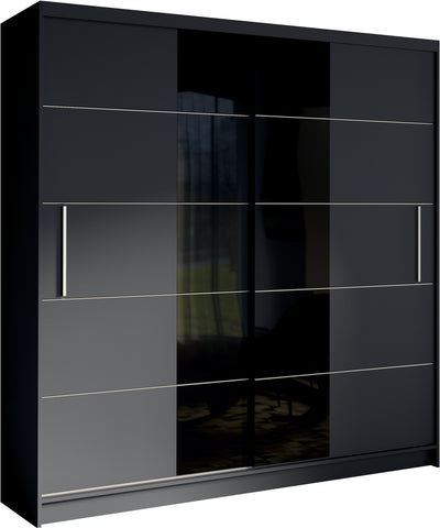 INSTALLATION SERVICE FOR PHANTOM FURNITURE MO Brno XII Wardrobe – Grey Graphite