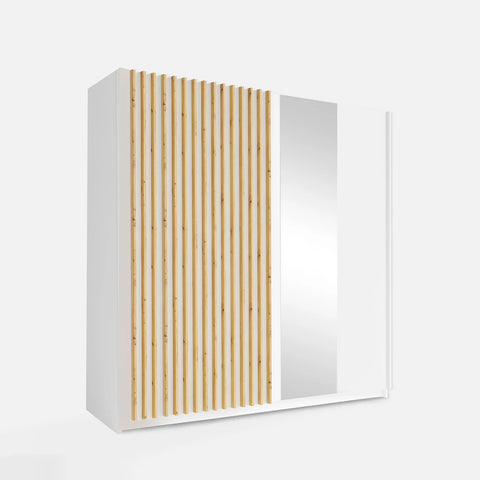INSTALLATION SERVICE FOR PHANTOM FURNITURE MO Dalia White Wardrobe with Mirror – 200 cm