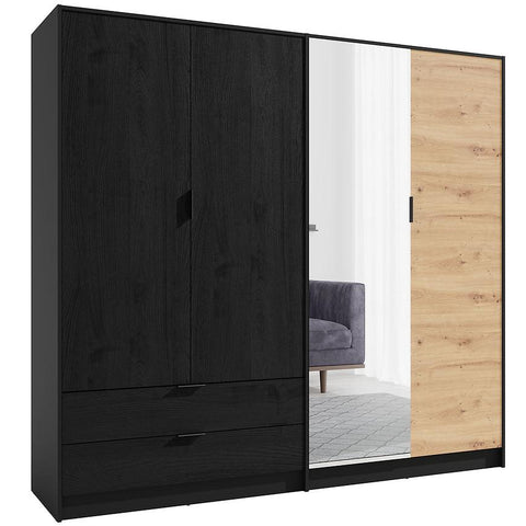 INSTALLATION SERVICE FOR PHANTOM FURNITURE MO ULM 4D Wardrobe – Graphite / Artisan Oak