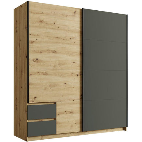 [U1-R20315/U12257-11-B] INSTALLATION SERVICE FOR PHANTOM FURNITURE MO Uriel 11B Wardrobe – Artisan Oak/Graphite