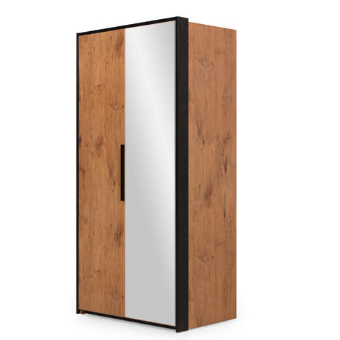 [LF-SZ-2D-LU-R] INSTALLATION SERVICE FOR PHANTOM FURNITURE NE Loft 2-Door Wardrobe with Mirror – 104 cm - Right