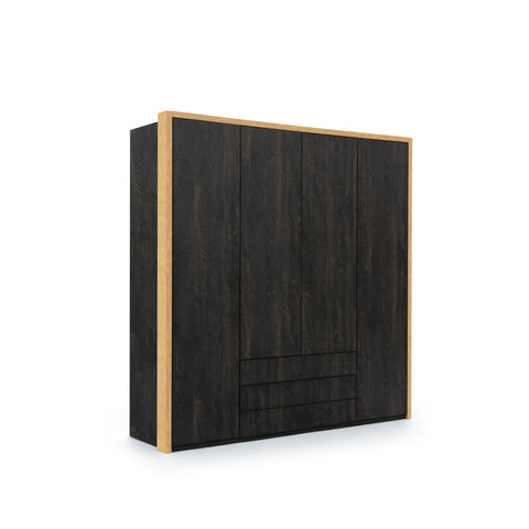 INSTALLATION SERVICE FOR PHANTOM FURNITURE NE Modello – 4-Door Wardrobe with Drawers