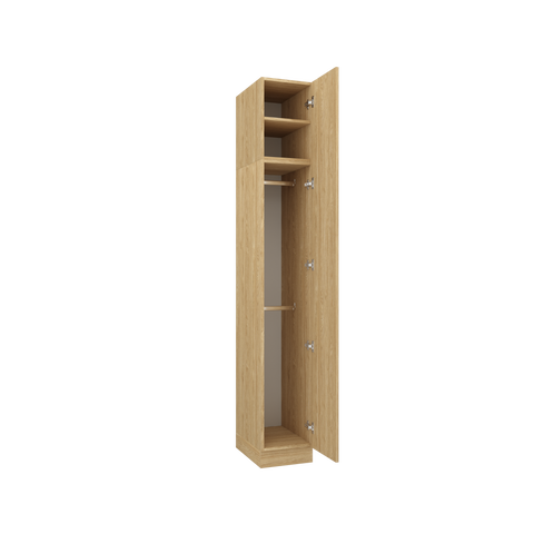 [Element nr 14] INSTALLATION SERVICE FOR PHANTOM FURNITURE SLEEP VARIA Single-Door Wardrobe 35 cm with Hanging Rails – Oiled Oak / Oiled Oak