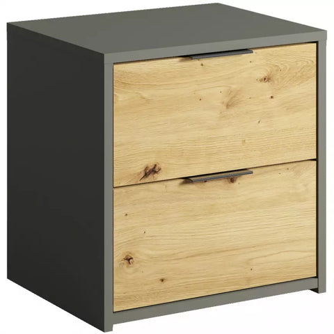INSTALLATION SERVICE FOR PHANTOM FURNITURE MO Rimini – Bedside Table 2S, Artisan Oak / Graphite