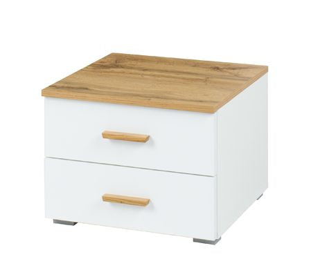 INSTALLATION SERVICE FOR PHANTOM FURNITURE MO Wood 23 Double Nightstand – White & Wotan Oak