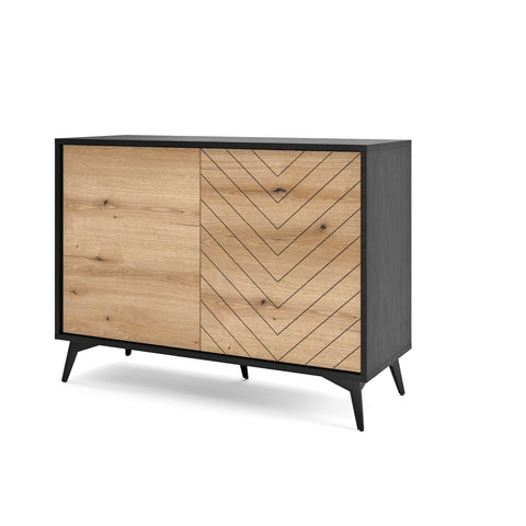 INSTALLATION SERVICE FOR PHANTOM FURNITURE Diamond Dresser 104 - Chest of Drawers with Two Push to Open System Doors