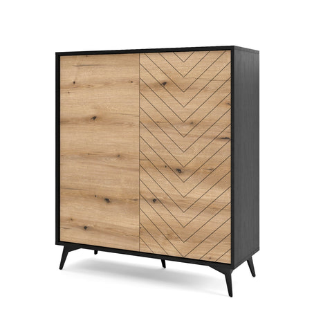 INSTALLATION SERVICE FOR PHANTOM FURNITURE Diamond Dresser 104 Tall - Chest of Drawers with Two Push to Open System Door