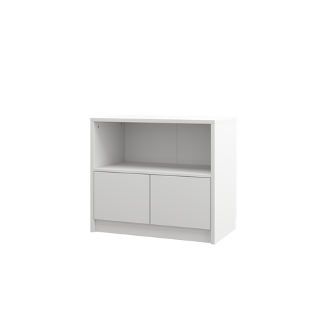 [GS-K-2D-WM] INSTALLATION SERVICE FOR PHANTOM FURNITURE Genius Chest of Drawers with 2 Doors - White Matte