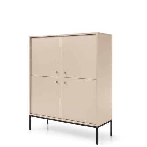 INSTALLATION SERVICE FOR PHANTOM FURNITURE Mono Dresser Beige - Sandy Beige with black metal legs