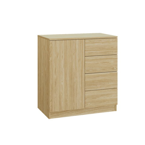 INSTALLATION SERVICE FOR PHANTOM FURNITURE SLEEP VARIA Chest of Drawers 80 cm – Oiled Oak