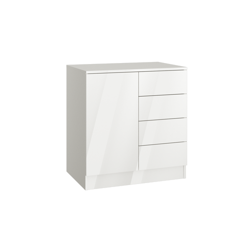 INSTALLATION SERVICE FOR PHANTOM FURNITURE SLEEP VARIA Chest of Drawers 80 cm – White Gloss