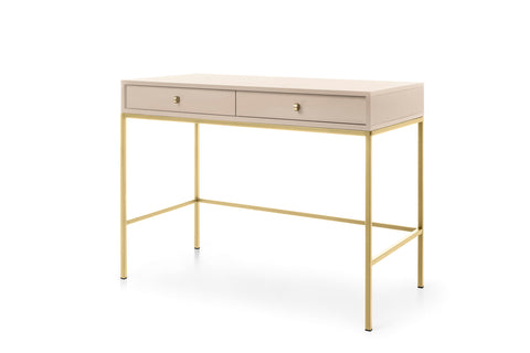 [MONO TOALETKA MT104] INSTALLATION SERVICE FOR PHANTOM FURNITURE Mono Vanity Table Beige - Sandy Beige with gold metal legs