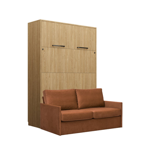 INSTALLATION SERVICE FOR PHANTOM FURNITURE Customizable Genius Murphy Bed Set with Sofa 140×200 cm – Oiled Oak