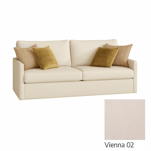INSTALLATION SERVICE FOR PHANTOM FURNITURE Genius Murphy Bed with Eco-Leather Sofa 140×200 cm – White Gloss - Vienna Creme 02