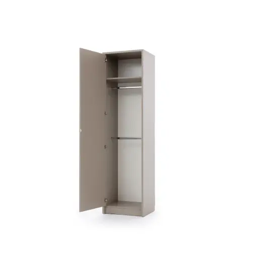 GENIUS Wardrobe with Double Hanging Rail and Shelf