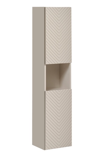 Viva Cashmere Tall Cabinet 2-Door – Cashmere Matt, 30 cm