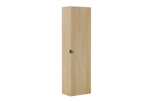 Ovalia Cremona Tall Cabinet 1 Door – Cremona Oak, 140 cm