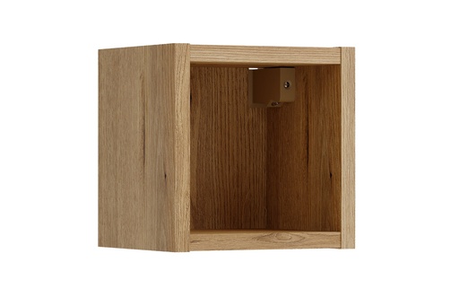 Nova Coast Evoke Qubik Open Wall Shelf – Coast Evoke Oak, 27 cm