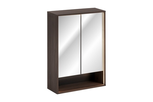 Dorothy Ristretto Mirror Cabinet 60 cm 2 Doors – Ristretto Oak